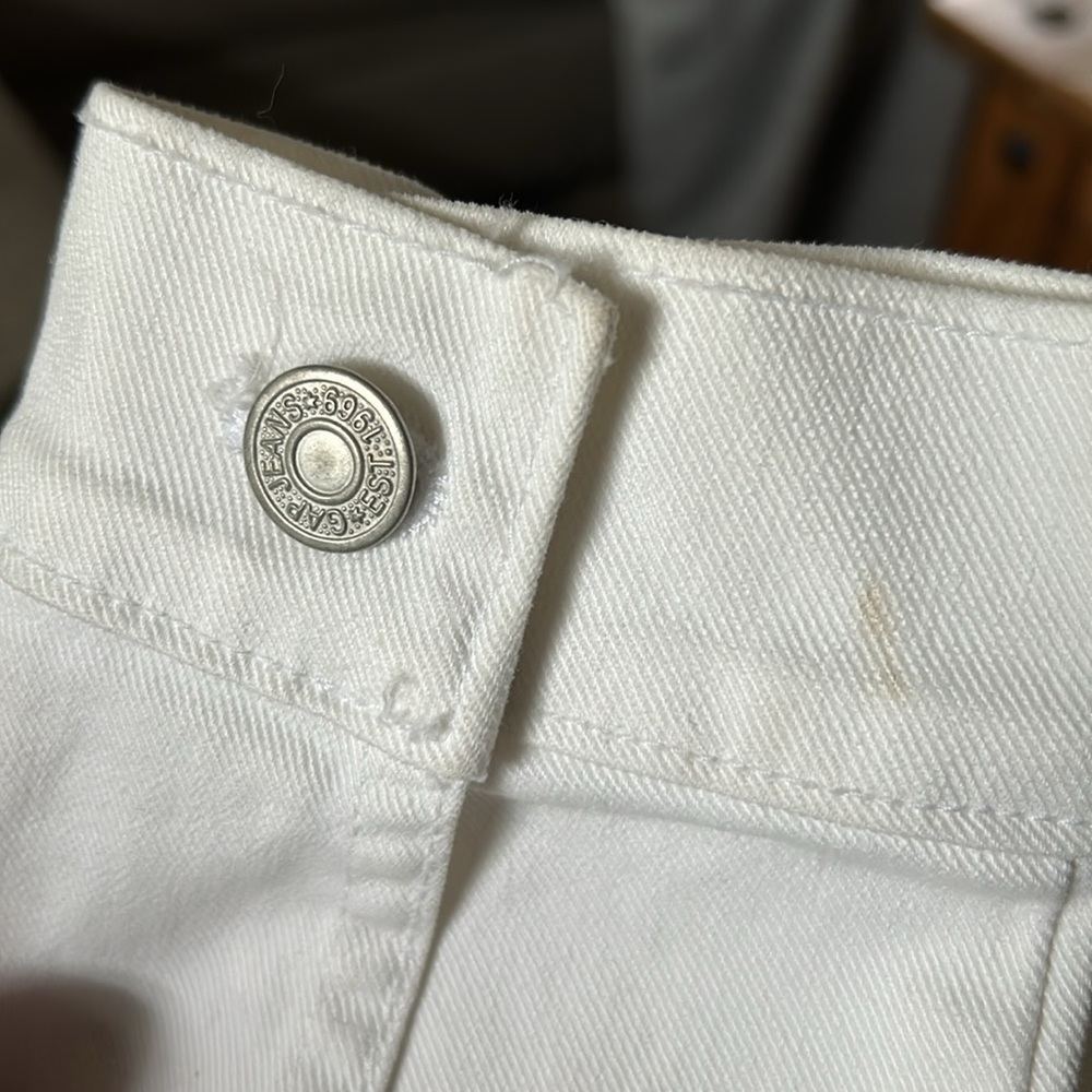 Gap White Denim Jacket - image 8
